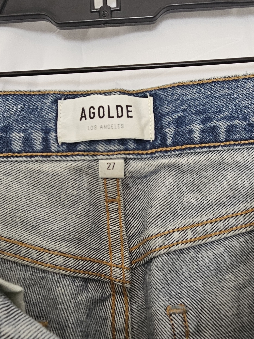 AGOLDE Fen High Rise Distressed Jeans Size 27 100% Organic Cotton - Picture 4 of 8